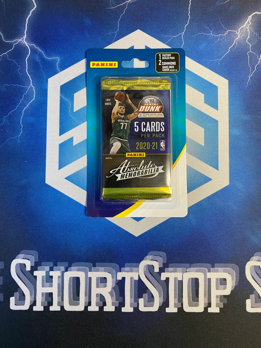 2020-21 Absolute Memorabilia NBA 5 Basketball Card Blister Pack